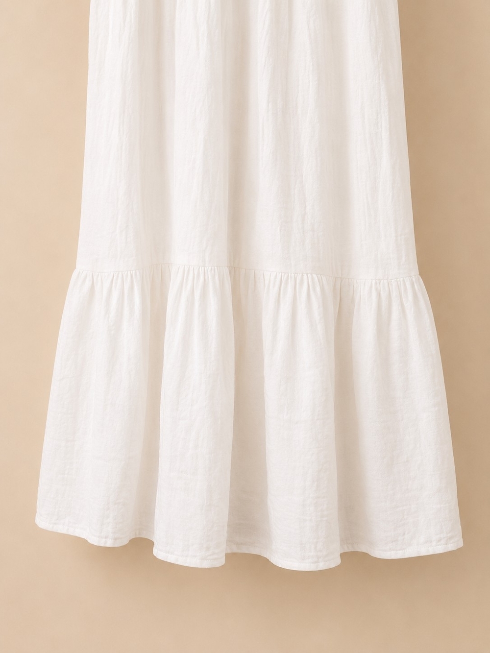 Universal Thread White V-Neck Tiered Maxi Dress - Picture 3 of 7